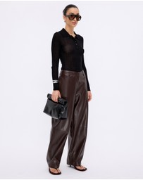 Minima Esenciales - Marigold Rib Knit Polo