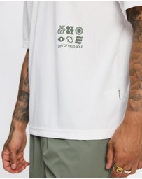 Left of Field Golf - Bass Straight Mv Golf Polo