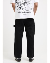 Black Noise White Rain - Cursive Carpenter Pants