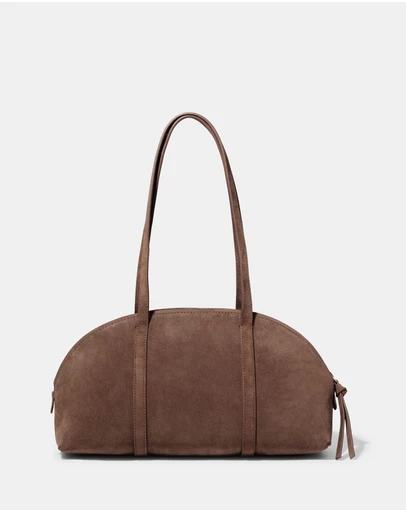 & Other Stories - Suede Bowling Bag