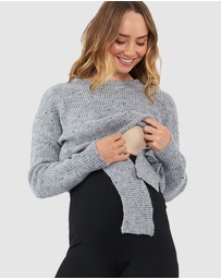 Ripe Maternity - Bonnie Tie Front Knit