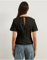 Atmos&Here - Maya Pin Tuck Top