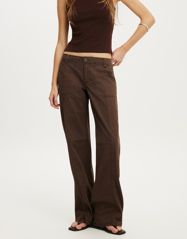 Cotton On - Lexi Low Rise Utility Pants