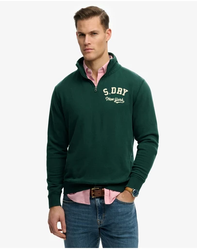 Superdry - Vintage Athletic Half Zip
