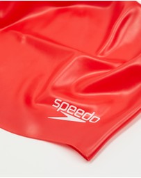 Speedo - Junior Plain Moulded Silicone Cap