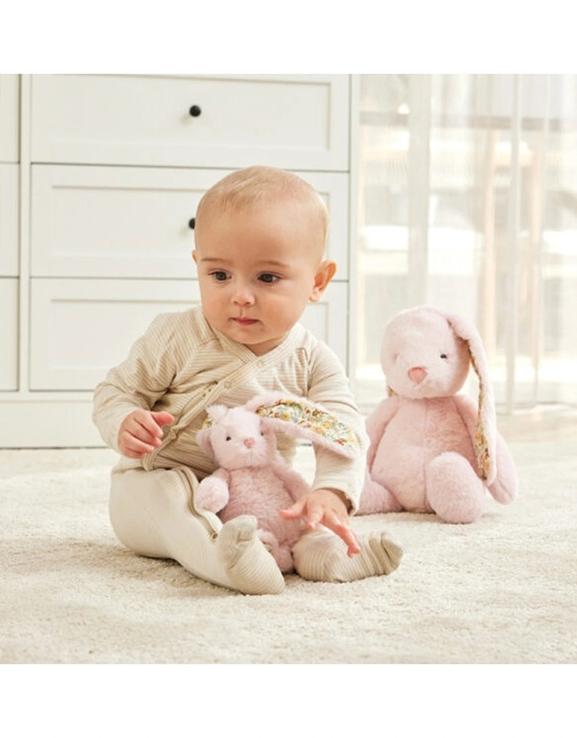 Jiggle and Giggle - Floral Pink Bunny Medium