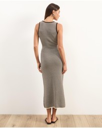 Atmos&Here - Juni Sleeveless Stripe Knit Dress