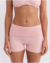 Pinky & Kamal - Fold Over Mini Shorts