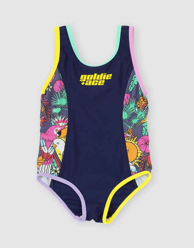 Goldie + Ace - Paradise Scoop Back Bathers - Babies-Kids