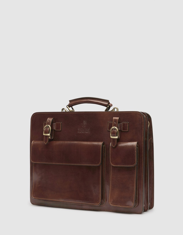 Republic of Florence - Munich Brown Briefcase