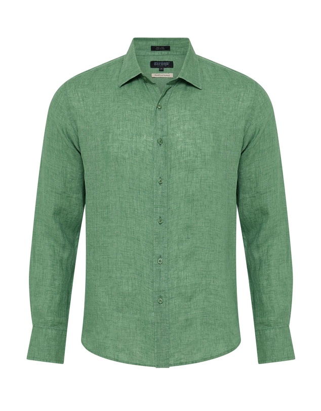 Oxford - Cooper Ls Delave Linen Shirt