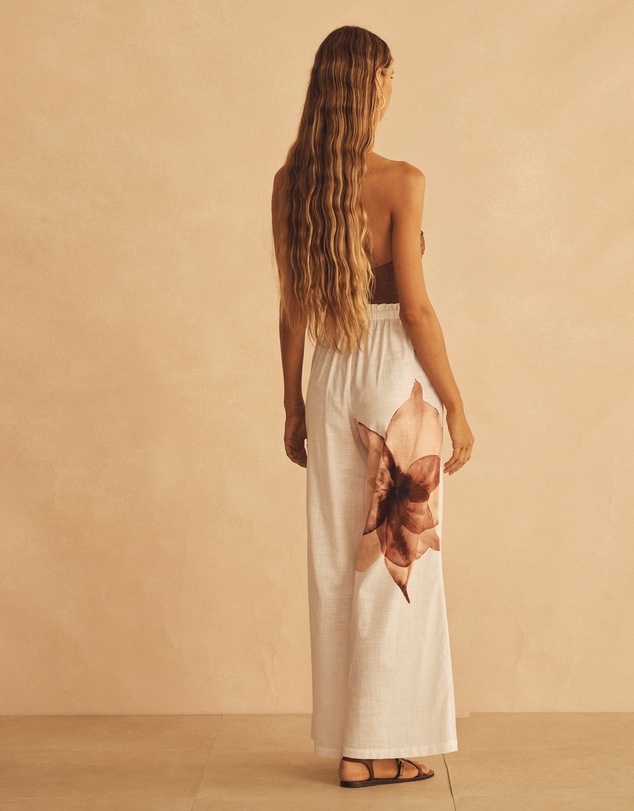 AUR OCEA - Gathered Wide Leg Pants