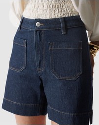 & Other Stories - High-Waist Denim Shorts