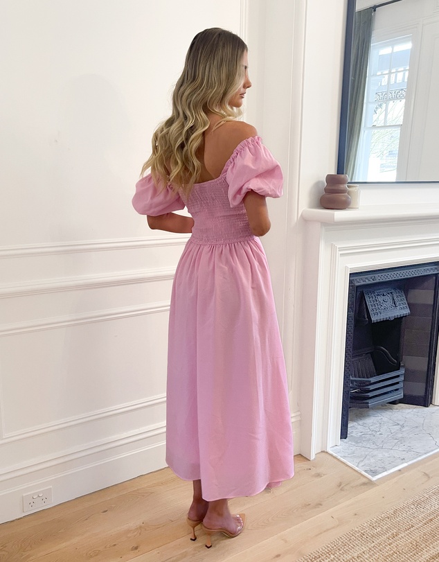 Esther & Co - Anvika Dress - Powder Pink