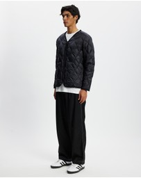 TAION - Military V-Neck W-Zip Down Jacket Soft Shell