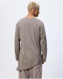 Surrounded By Ghosts - The Neobite Asymmetrical Tail Long Sleeve T-Shirt