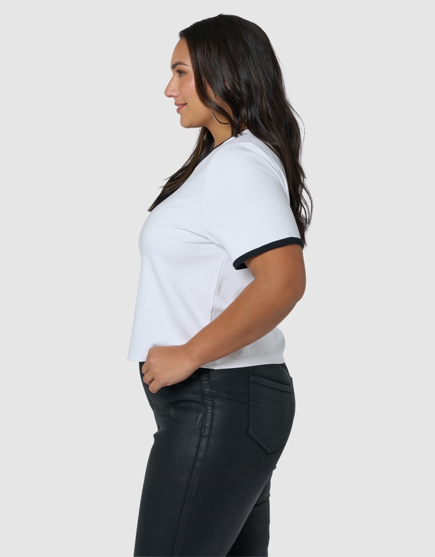Sunday In The City - Luxe Contrast Tee