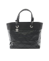 Pre-Loved by Azura Reborn - Pre-Loved Medium Quilted Coated Canvas Paris Biarritz Tote