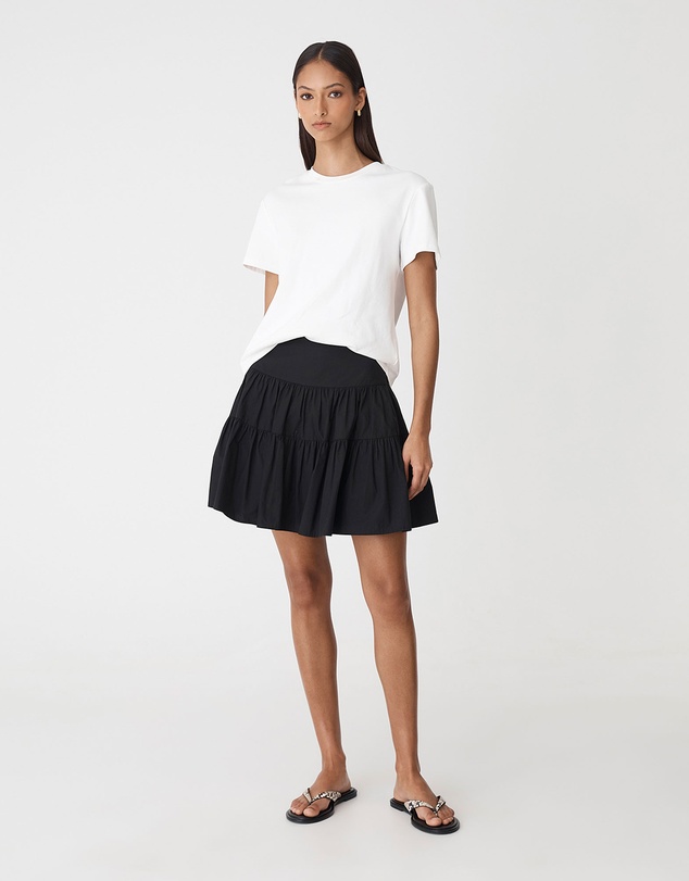 Forcast - Montana Tiered Mini Skirt