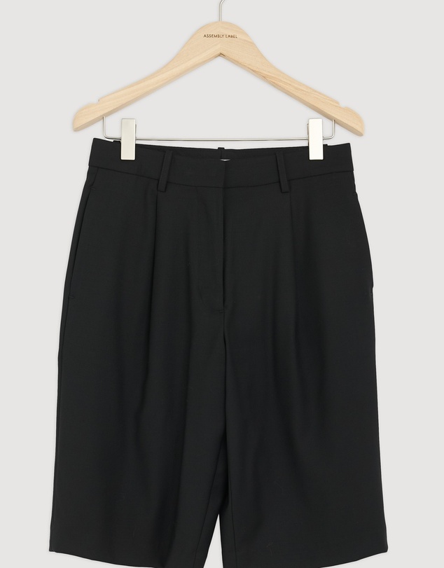 Revibe - Repaired Assembly Label Wool Womens Shorts