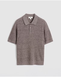 COS - Cashmere-Linen Polo Shirt