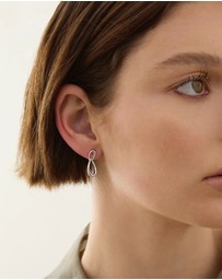 Najo - Vivante Silver Petite Earrings