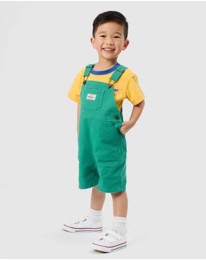 Goldie + Ace - Lightweight Denim Burton Shortall - ICONIC EXCLUSIVE - Babies-Kids