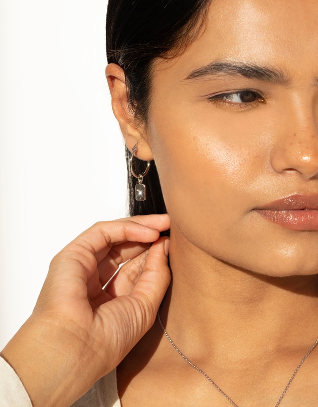 Mestige - True North Earrings - Silver Plated