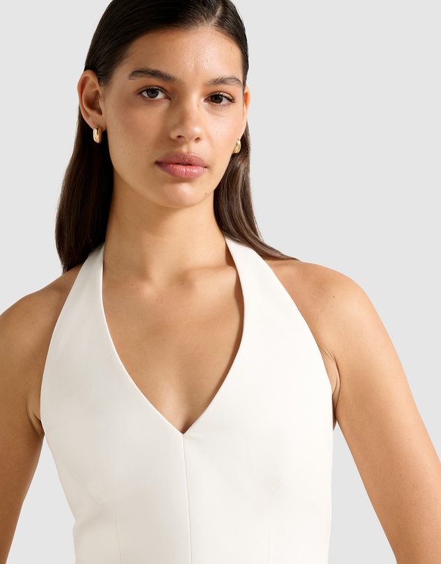 Forever New - Riley Structured Halter Neck Mini Dress