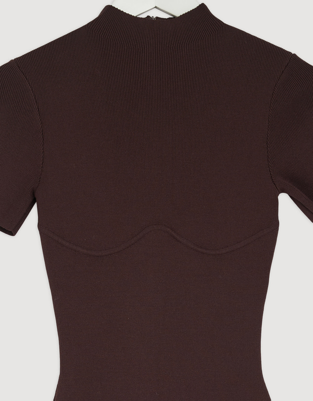 Revibe - Repaired Tussah London Knitted Midi Dress - AU 6