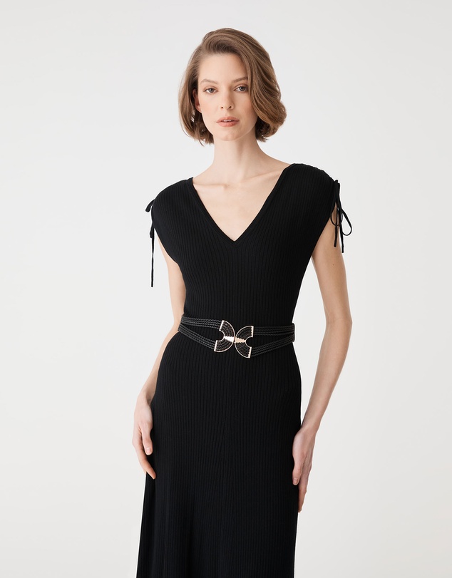 Forcast - Briony Lyocell Rib Knit Dress