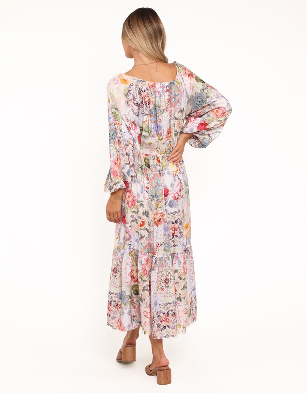 Petal & Pup - Faris Off Shoulder Midi Dress - Floral