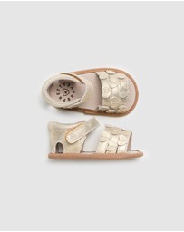 Pretty Brave - HEARTS SANDAL Gold Sparkle