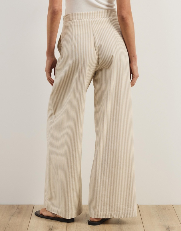 Atmos&Here - Charlie Wide Leg Stripe Pants