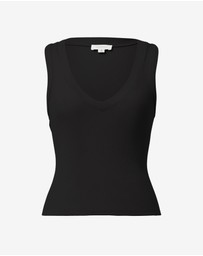 Forcast - Devon V-Neck Singlet