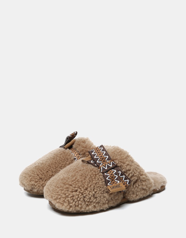 EVERAU - Australian Shepherd Ugg Cecil Double Faced Sheepskin Upper House Shoes