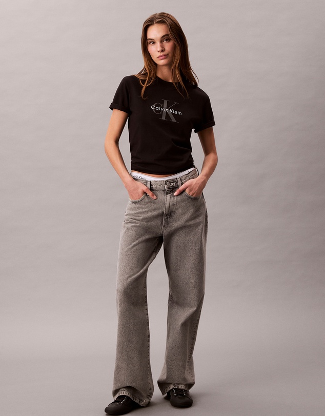 Calvin Klein Jeans - Embroidered Monogram Logo Tee