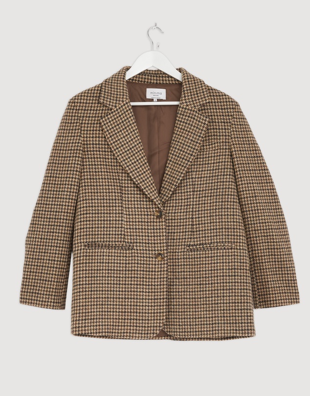 Revibe - Repaired Minima Esenciales Desi Wool Blazer - AU 8
