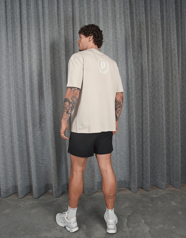 Provence - Crest Logo T-Shirt Beige
