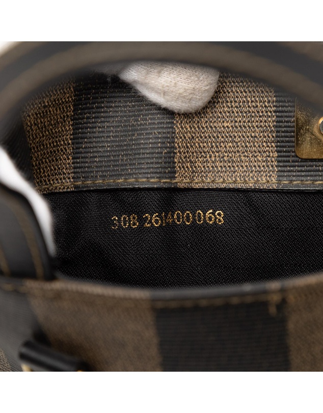 Pre-Loved by Azura Reborn - Pre-Loved Pequin Coated Canvas Logo Convertible Tote