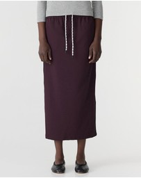 Bassike - Stretch Twill Pull On Skirt