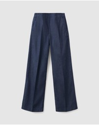 M.N.G - High-Waisted Denim Trousers
