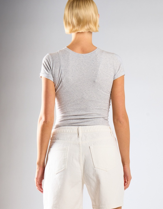 Glamorous - Mid Waist Loose Fit Denim Shorts