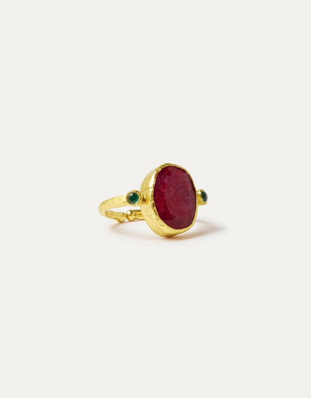 Ottoman Hands - Lucia Ruby Cocktail Ring