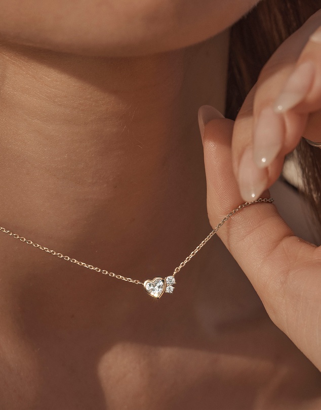 By Charlotte - Dream Lover Heart Necklace