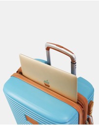 Pierre Cardin - Pierre Cardin Classique Cabin White Hard Shell with Mini Beauty Case Set