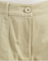 Atmos&Here - Cara Contrast Stitch Twill Shorts