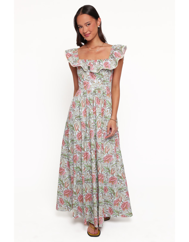 Petal & Pup - Pavani Maxi Dress - Blue Tapestry Floral