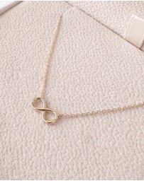 Luna Rae - Solid Gold - Infinity Dreams Necklace