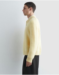 COS - Brushed Mohair-Blend Polo Jumper